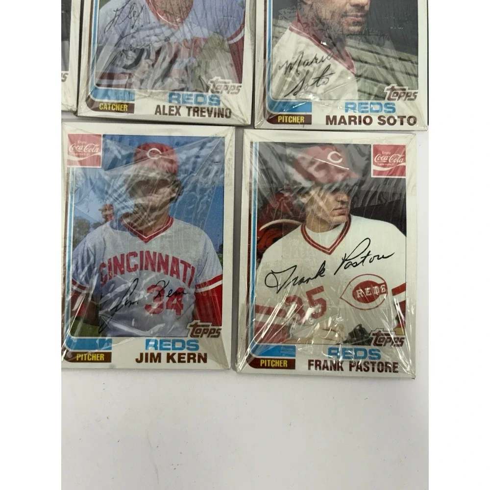 1982 TOPPS COKE COCA-COLA Lot Of 10 Cards CINCINNATI‎ REDS Players Lot #4